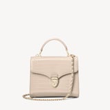 Midi Mayfair® Soft Taupe Patent Croc