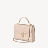 Midi Mayfair® Soft Taupe Patent Croc