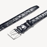 Classic Men's Belt Deep Shine Black Croc
