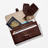 Travel Collection Deep Shine Amazon Brown Croc