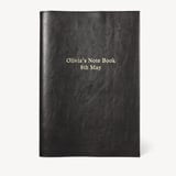 A4 Refillable Journal Smooth Black