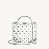 Crystal Trunk Transparent Acrylic with Silver Crystals