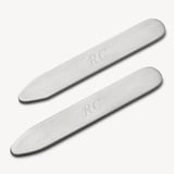 Sterling Silver Collar Stiffeners Matt Finish Sterling Silver