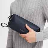 Reporter Wash Bag Navy Pebble