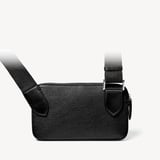 Reporter Compact Crossbody Black Pebble
