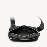 Reporter Compact Crossbody Black Pebble