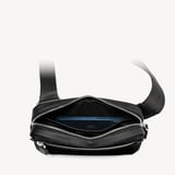 Reporter Compact Crossbody Black Pebble