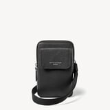 Reporter Crossbody Phone Bag Black Pebble