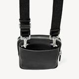 Reporter Crossbody Phone Bag Black Pebble