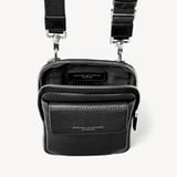 Reporter Crossbody Phone Bag Black Pebble