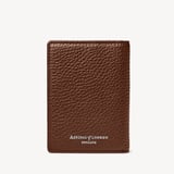 Double Fold Credit Card Holder Tobacco Pebble