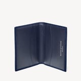 Double Fold Credit Card Holder Navy Pebble