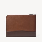 City Leather Folio Case Tobacco Pebble