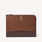 City Leather Folio Case Tobacco Pebble