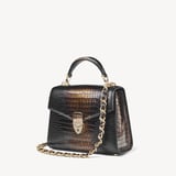 Midi Mayfair® 2 Deep Shine Black & Gold Ombre Croc