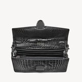 Mayfair® 2 Clutch Black Patent Croc