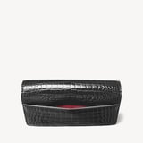 Mayfair® 2 Clutch Black Patent Croc