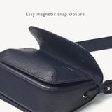 Ella Crossbody Navy Pebble