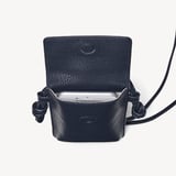 Ella Crossbody Phone Pouch Navy Pebble