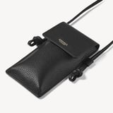 Ella Crossbody Phone Pouch Black Pebble