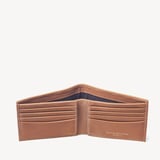 8 Card Billfold Wallet Burnished Tan Woven Leather