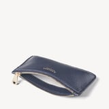 Ella Card & Coin Holder Navy Pebble