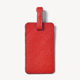Luggage Tag Cardinal Red Pebble