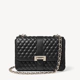 Large Lottie Black Quilted Nappa