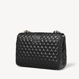 Large Lottie Black Quilted Nappa