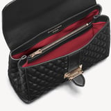 Large Lottie Black Quilted Nappa