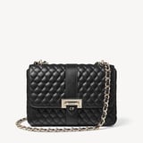 Large Lottie Black Quilted Nappa