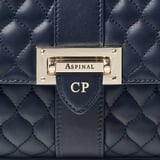 Large Lottie Navy Quilted Nappa