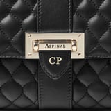 Large Lottie Black Quilted Nappa