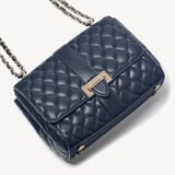 Lottie Navy Quilted Nappa