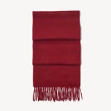 Pure Cashmere Scarf Cardinal Red Cashmere