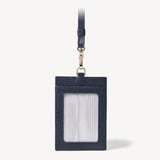 Lanyard ID & Card Holder Navy Pebble