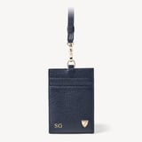 Lanyard ID & Card Holder Navy Pebble