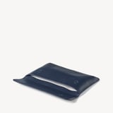Leather Laptop Case Navy Pebble