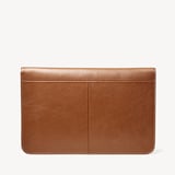 Leather Laptop Case Tan Pebble