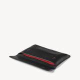 Leather Laptop Case Black Pebble