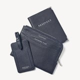 Zipped Travel Collection Navy Pebble
