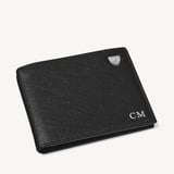 Billfold RFID Wallet Black & Tan Saffiano
