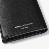 ID & Coin RFID Wallet Black Saffiano