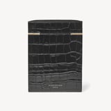 Watch Winder Deep Shine Black Croc