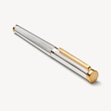 Regent Ballpoint Pen Sterling Silver 925 with 23ct Gold