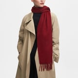 Pure Cashmere Scarf Cardinal Red Cashmere