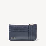 Ella Card & Coin Holder Navy Pebble