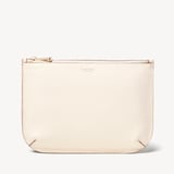 Large Ella Pouch Ivory Pebble
