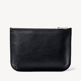 Large Ella Pouch Black Pebble