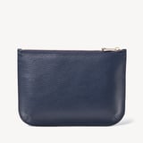Large Ella Pouch Navy Pebble